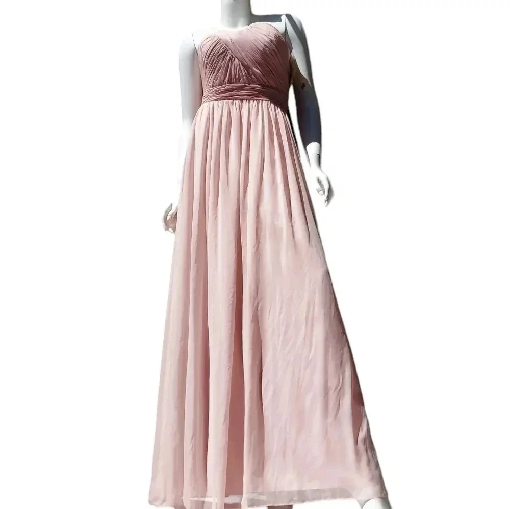 NWT Dessy Collection Style 2942 in Blush Size 10 - Picture 7 of 14
